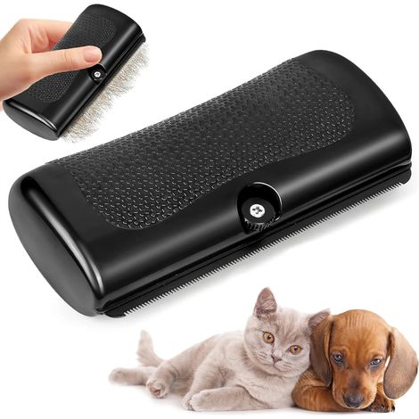 [COQQ] Brosse améliorée 2025 pour chiens et chats - Brosse pour sous-poil de chien avec poignée confortable, outil d'élimination des poils d'animaux (1/5)