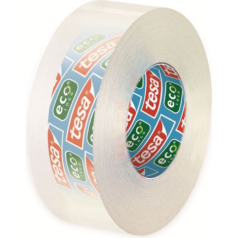 tesa 57043-00000-01 tesafilm Eco & Clear Transparent (L x B) 33 m x 19 mm 1 St.