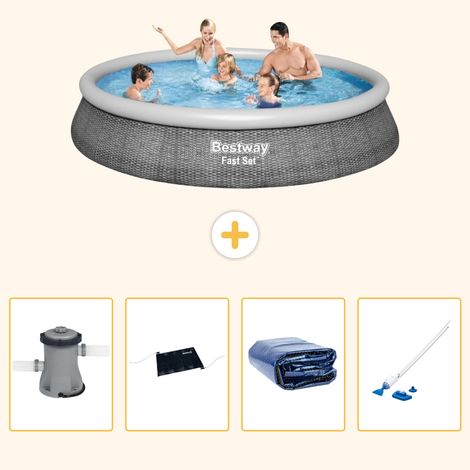 Bestway Bestway Fast Set Ronde - 396x84 cm - 5-pièces S252 (1/5)