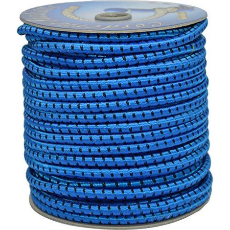 Corderie Italiane 6005094-00 Braid Elastique 8 Mm-50 M Bleu