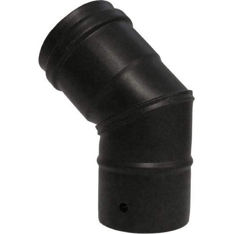 Codo 45º DEKO PELLETS CLASSIC - DINAK Medidas: Ø80mm x 45º (1/2)