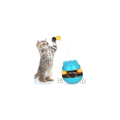 Jouet intelligence pour chat - 1, 3 en 1 distributeur de croquettes balles interactives rotatif - Animaux (1/5)