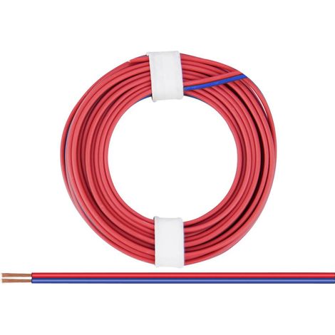 Donau Elektronik 225-02 Cavo per cablaggi 2 x 0.25 mm² Rosso - Blu 5 m
