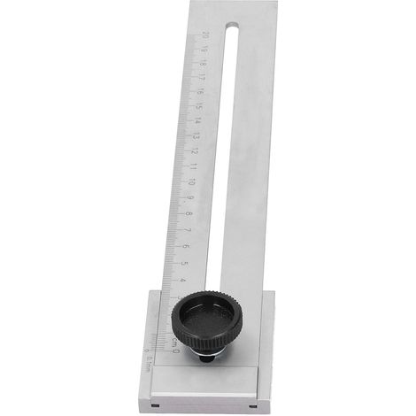 Règle de traçage parallèle précise en acier au carbone, outil de mesure pour menuiserie, 200 mm (1/5)