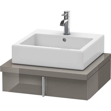 Meuble sous-vasque VERO 518x600x142mm flanelle gris brillant