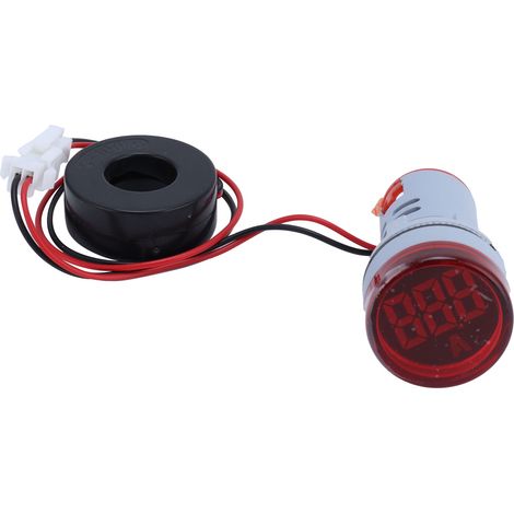 Ampèremètre numérique universel avec voyant lumineux, 220 V CA, AD16-22DSARed