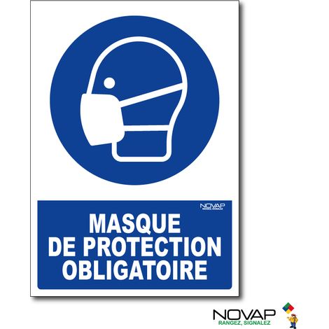 Panneau Masque de protection obligatoire - Rigide A5 - 4600659