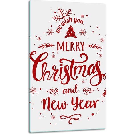 GLASPLATTE TISCHPLATTE 30x52 WEIHNACHTEN (1/5)