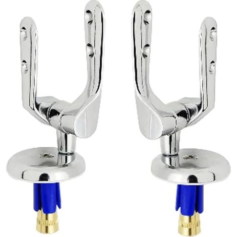 CERNIERE IN ACCIAIO AD ESPANSIONE PER COPRIWATER SEDILE WC IN LEGNO Cromate