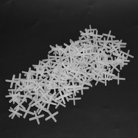 2000 pièces Entretoises en plastique pour carrelage, système de nivellement réutilisable, 2 mm/2,5 mm (1/5)