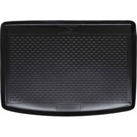 Trunk Mat Black suitable for SEAT ARONA 2017- Rubber vidaXL