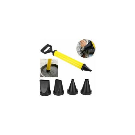 Betonpistole, Mörtelpistolen-Set, Kartuschenpistole, limettengrüner Mörtelsprüher, Applikatorpistole, Mörtelspritze + 4 Düsen (1/5)