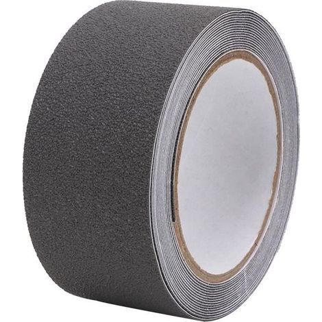 (Schwarz, Weiß, Grau, Transparent) Rutschfestes PEVA/PU-Sicherheitsband 5 m – Grau – 50 mm Breite – Abriebfest (1/4)