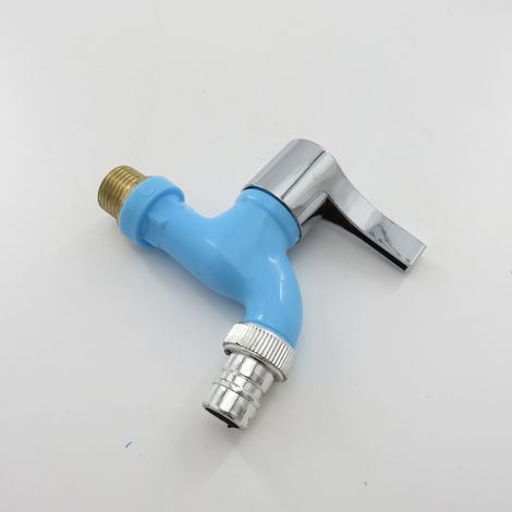 PPR plastic taps, coloured taps for home and nursery, for washing machines, brooms, sinks and bathroom accessories. (1/5)
