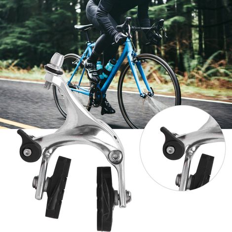 Étrier de frein arrière en métal argenté pour vélo de route et fixie, pièce de freinage universelle (1/5)