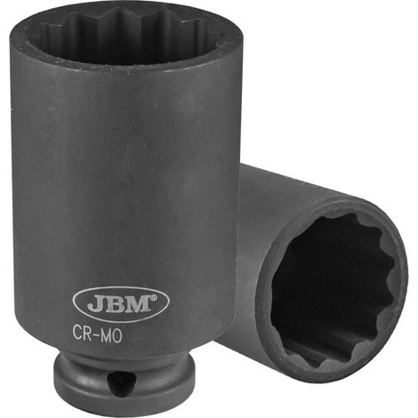 -CAHERSA- Llave de Vaso  DE IMPACTO 12 CANTOS 1/2" 32 mm JBM (1/2)