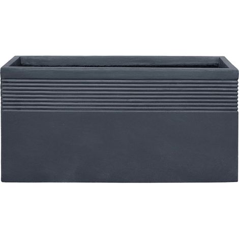 Cache-pot preforato SPIRIT 60x30cm grigio scuro