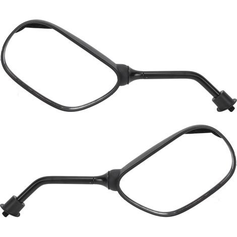 1 paire de rétroviseurs de guidon pour moto, filetage 8 mm à droite, compatibles avec vélos électriques, scooters et cruisers. (1/5)