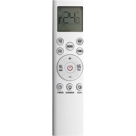 Télécommande pour climatiseur Hisense RCH-RSY2-0 - Blanche (1/5)