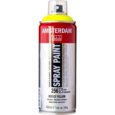 Bombe de peinture Amsterdam 400ml jaune reflex (1/3)