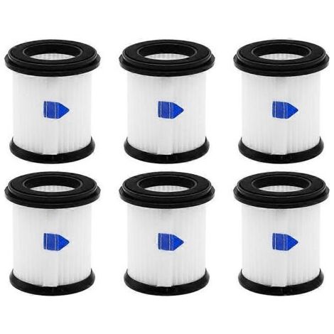 Lot de 6 filtres HEPA avec filtre à mailles de rechange pour aspirateur sans fil INSE N5S S6T S6P Pro - Pièces détachées (1/5)