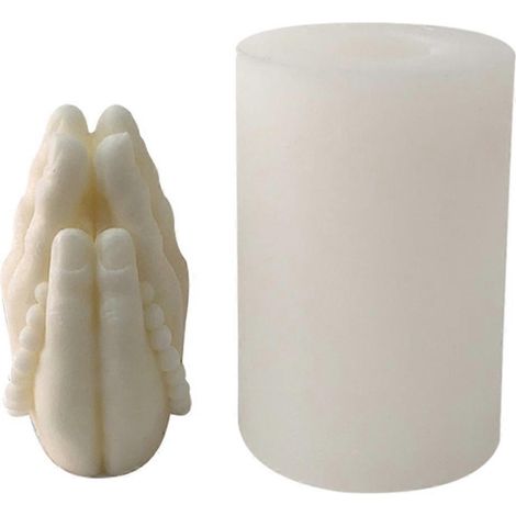 Kerzenform aus Harz, DIY-Silikonform, zylindrische Silikon-Kerzenform