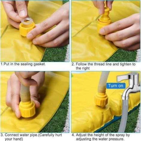Piscine pour Chien - Non spécifié - 150 cm - Antidérapante - PVC écologique - Durable (1/4)