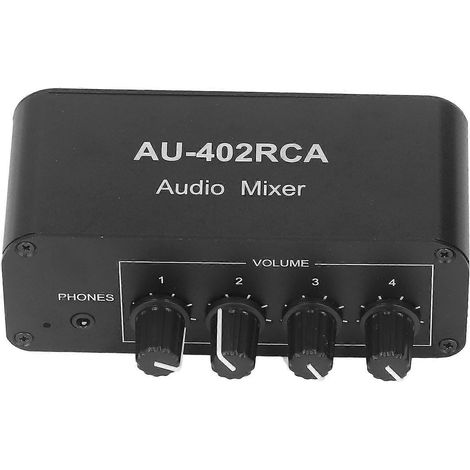 Commutateur audio bidirectionnel, stéréo 4 canaux LR, distributeur/sélecteur RCA 4 entrées 2 sorties (1/5)