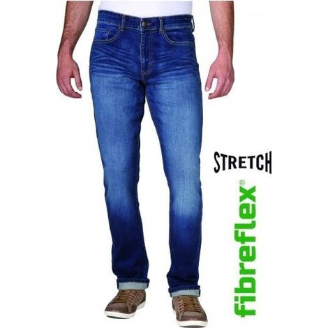 Rica Lewis 5429926 Endur2 Jeans da Lavoro Straight Fit Pesante Stretch 98% Cotone 2% Elastan 5 Tasche colore Scuro