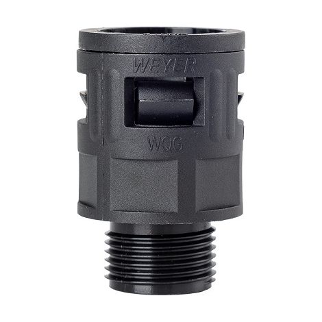 Raccord de gaine RS PRO M20 x 1.5, taille 17mm en Polyamide, IP66 ( Prix pour Paquet de 5 )