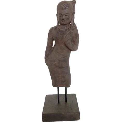 Figura Cemento 20X20X60 Deidad Javanesa Acabado A