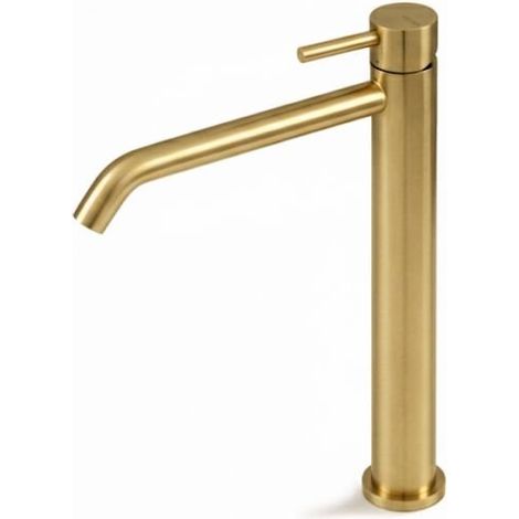 Monocomando Lavabo Alto Otago Vema Oro Senza Piletta (1/3)