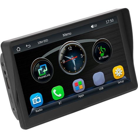 Compatibile con l'autoradio MP5 B600W da 7 pollici HD, dotata di Bluetooth, Wi-Fi e ingresso per la retromarcia.