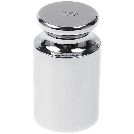 Poids d'étalonnage de la balance électronique, pesant 100g, argent, acier chromé, poids de débogage (1/5)