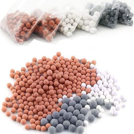 Anticalcare per docce, perle di ioni negativi per soffioni doccia (addolcitore d'acqua, filtro spa) (1/4)