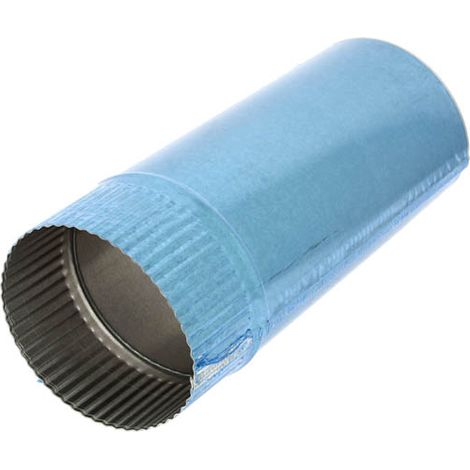 TEN – Tuyau rigide aluminié 330mm D125 pour raccordement gaz – Emboitement 60mm – Utilisation fioul, charbon, bois – 733125
