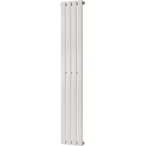 Typhoon - White Vertical Radiator H1600mm x W272mm Single Panel (1/3)