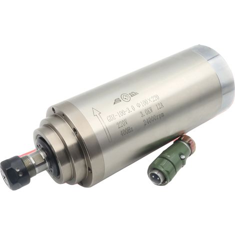 Motor de husillo CNC refrigerado por agua, inversor, kit completo, un solo husillo, 220 V (1/2)