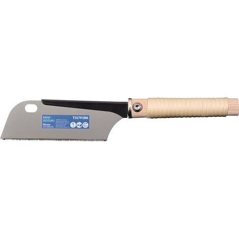 TECWERK Japansäge/Feinzugsäge Mini Dozuki Blatt-L.150mm Gesamt-L.370mm ger.Rattangriff (1/2)