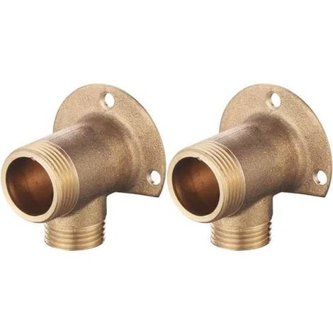 Adaptateur de robinet de douche en laiton - Base de montage apparente avec vis pour une installation flexible (1/4)