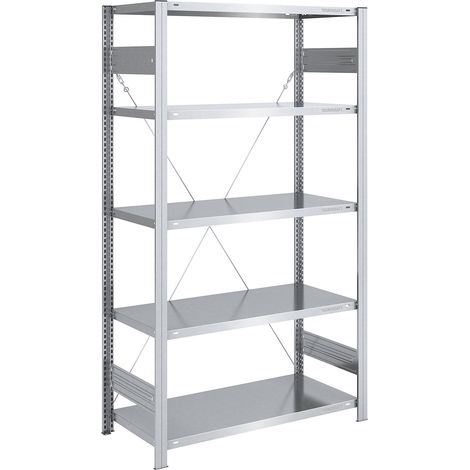 eurokraft pro, Rayonnage emboîtable de stockage galvanisé, (1/5)