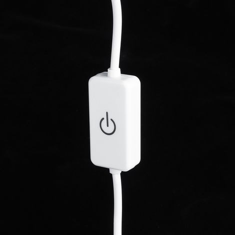 Guirlande lumineuse LED murale à 10 ampoules pour miroir, idéale pour un maquillage professionnel quotidien. (1/5)