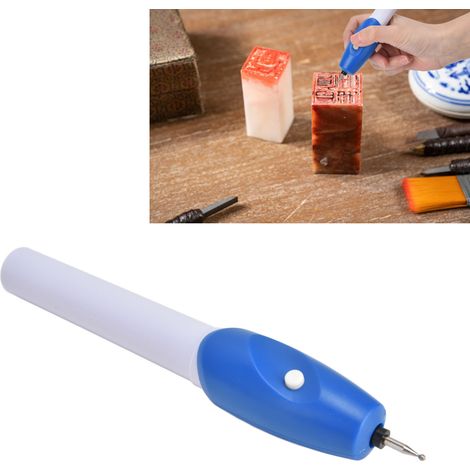 Stylo Électrique de Gravure pour Plaque d'Animal et Tag Blessing - Stylo de Gravure Portable et Sécurisé pour Plastique, Verre, Céramique et Résine - Matériel de Haute Qualité, Facile à Utiliser (1/5)