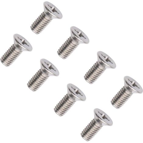 8pcs Générique Vis Rotor Disque Frein Avant En Acier Inoxydable, 93600-06014-0H Acier Inoxydable Vis Rotor, Vis De Rotor De Disque De Frein Avant En Acier Inoxydable Fit for Voiture