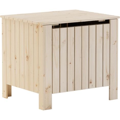 Maison Exclusive - Contenitore con Coperchio RANA 60x49x54 cm Legno Massello Pino (1/5)