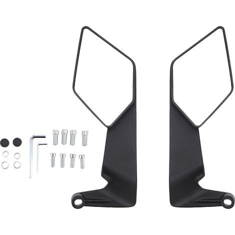 Verstellbare Seitenspiegel aus Aluminiumlegierung für Motorräder, 360° drehbar, Rückspiegel, Ersatz für Z650, Z900, Z1000, Z H2 1000 (1/5)