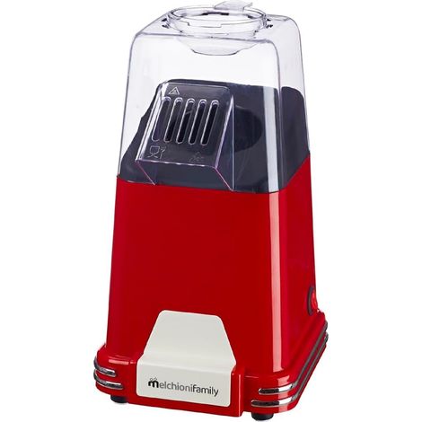 Popcorn-Maschine, 110 W, Luftheizung, ohne Öl und Fett, Rot
