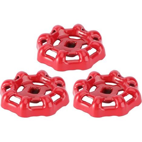 3 Pcs De Remplacement Vanne De Vanne Volant Tuyau Tuyau Bavette Poignée De Remplacement De L'eau Robinet Poignée De Vanne Poignée De Vanne À Glace Commutateur Poignée 7Mm (1/5)