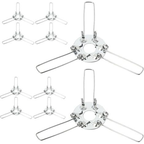 24Pièces Support de Fixation Abat Jour Kit Ressort pour Lampe Accessoires DIY pour Lampes de Bureau Chandeliers Plafonniers (1/4)