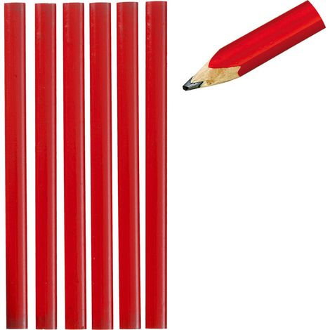 3 Pack 12 Crayons De Charpentier (1/2)